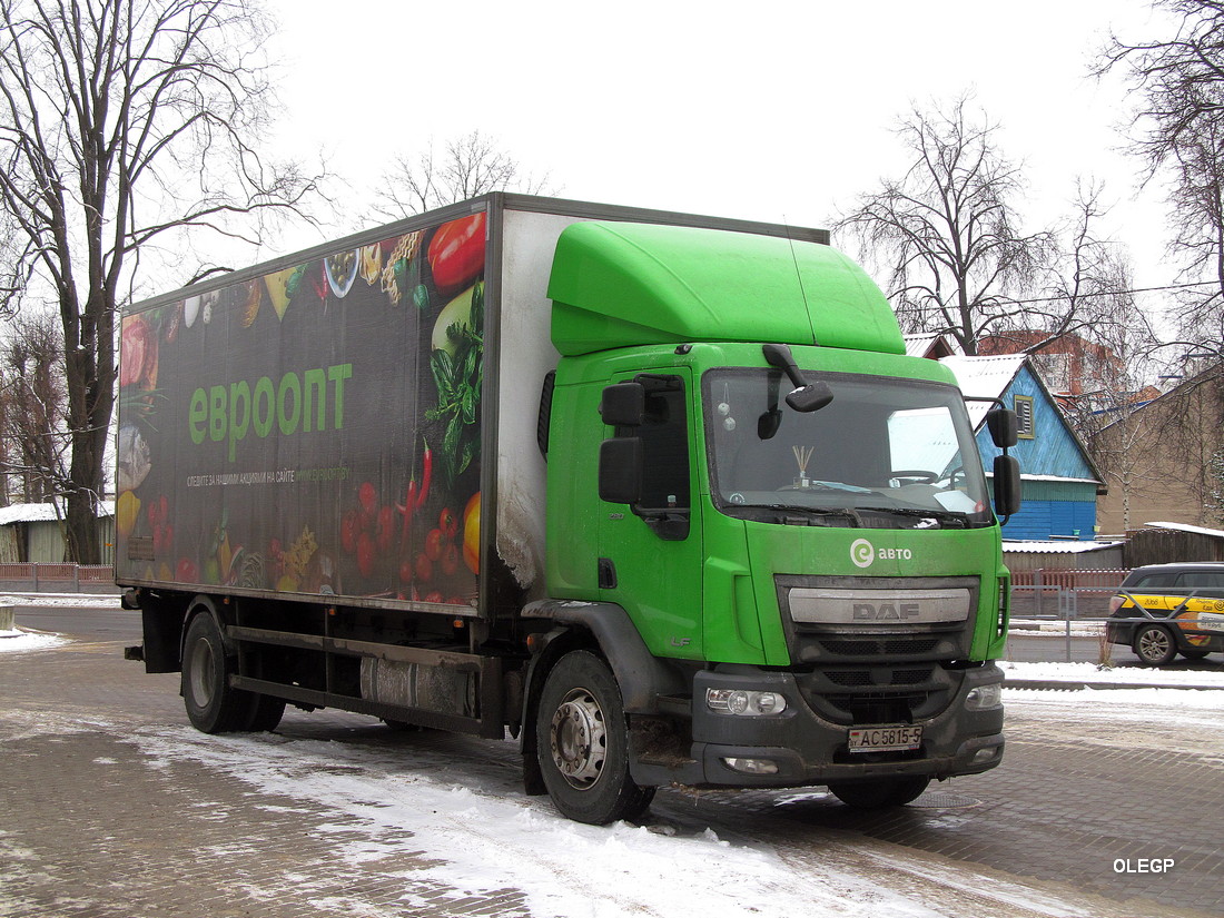 Минская область, № АС 5815-5 — DAF LF Euro6 FA