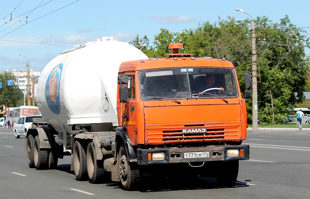 Челябинская область, № Т 771 СМ 174 — КамАЗ-54115 [541150]