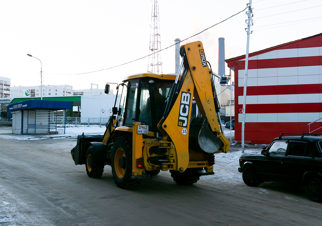 Башкортостан, № 0962 МУ 02 — JCB 3CX