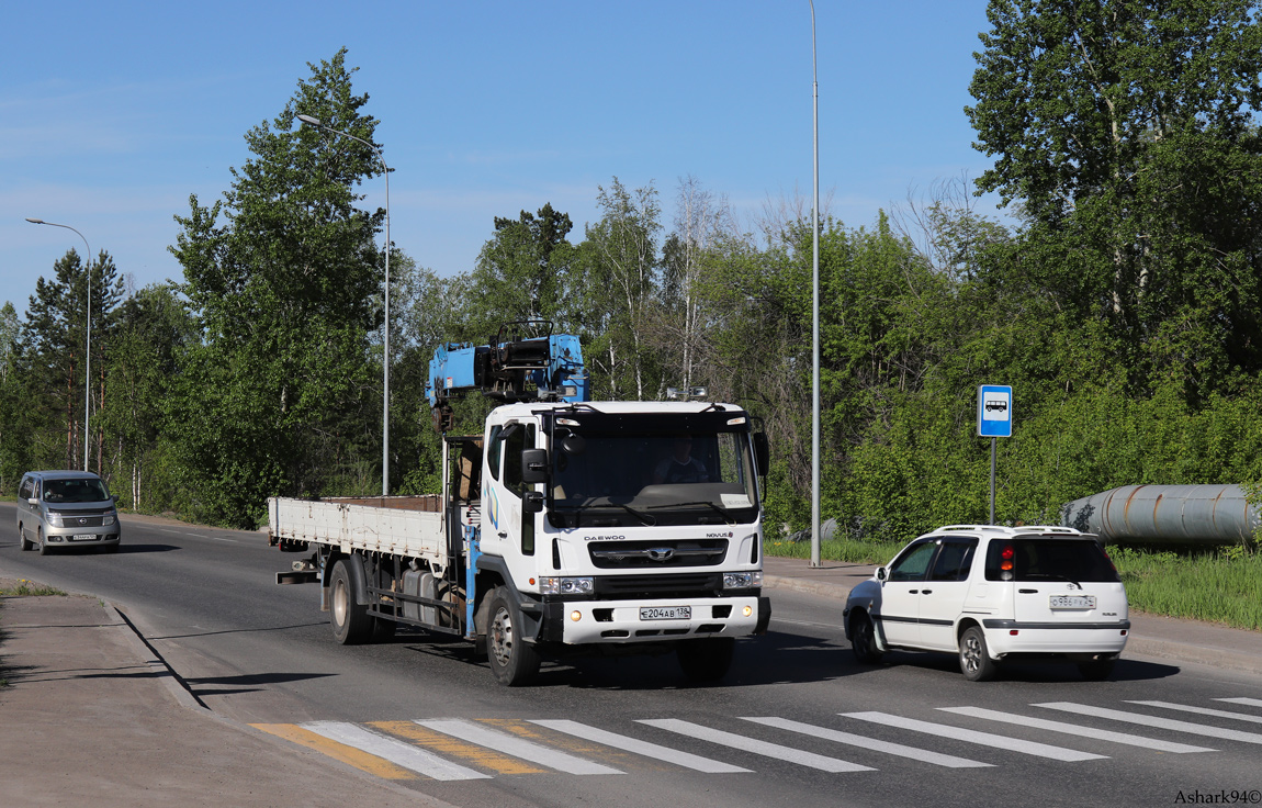 Красноярский край, № Е 204 АВ 138 — Daewoo Novus