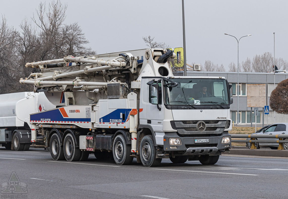 Алматы, № 531 ACZ 02 — Mercedes-Benz Actros ('2009) 4141