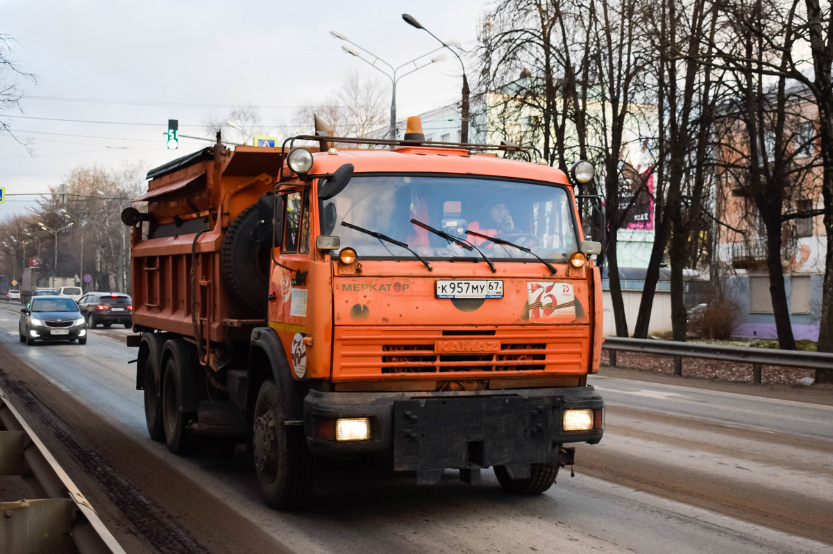 Тверская область, № К 957 МУ 67 — КамАЗ-65115-62