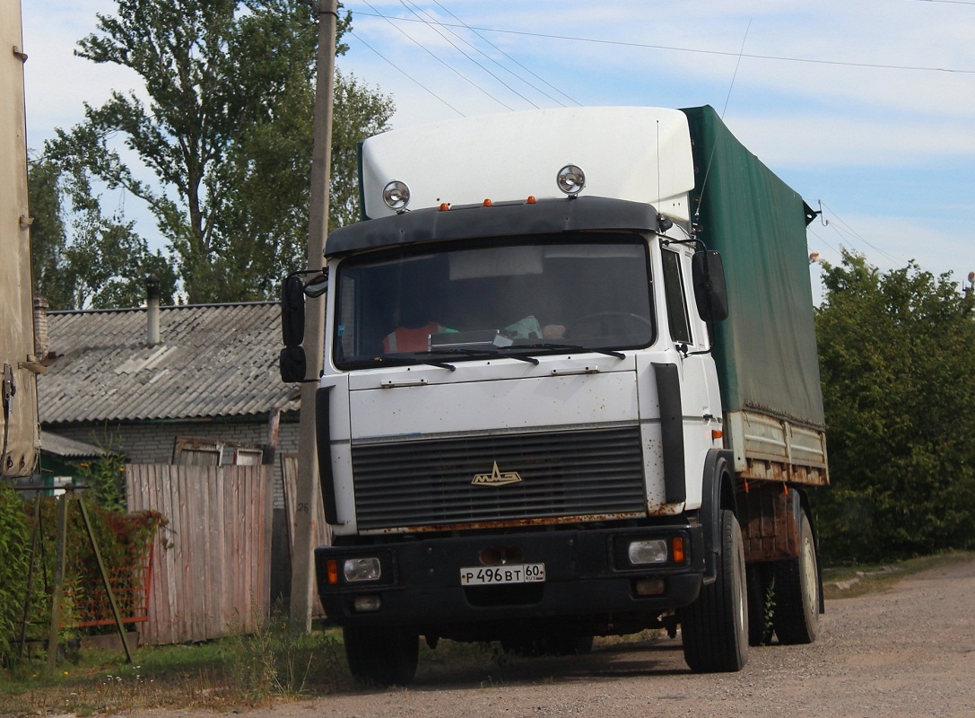 Псковская область, № Р 496 ВТ 60 — МАЗ-533605