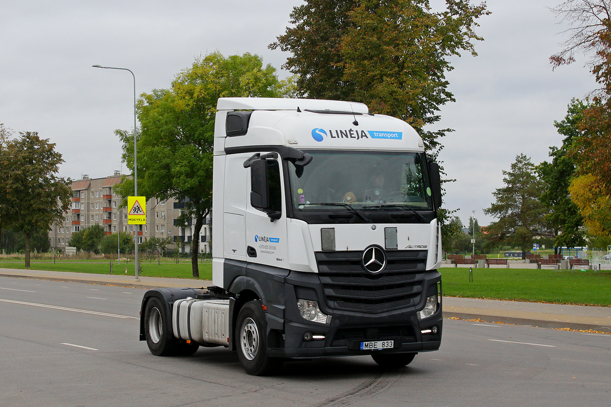 Литва, № MBE 833 — Mercedes-Benz Actros ('2011)