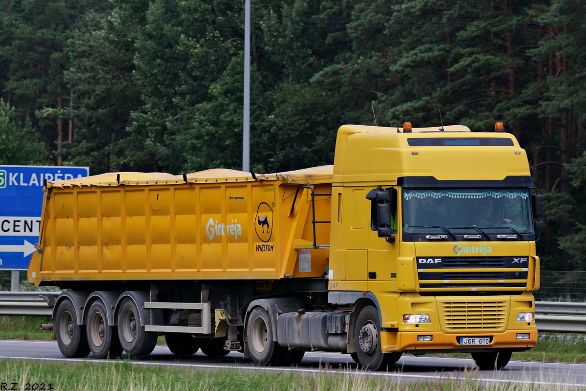 Литва, № JGR 610 — DAF XF95 FT