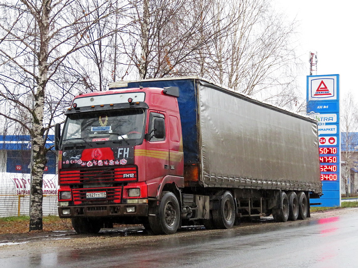 Кировская область, № Е 827 ТТ 159 — Volvo ('1993) FH12.380