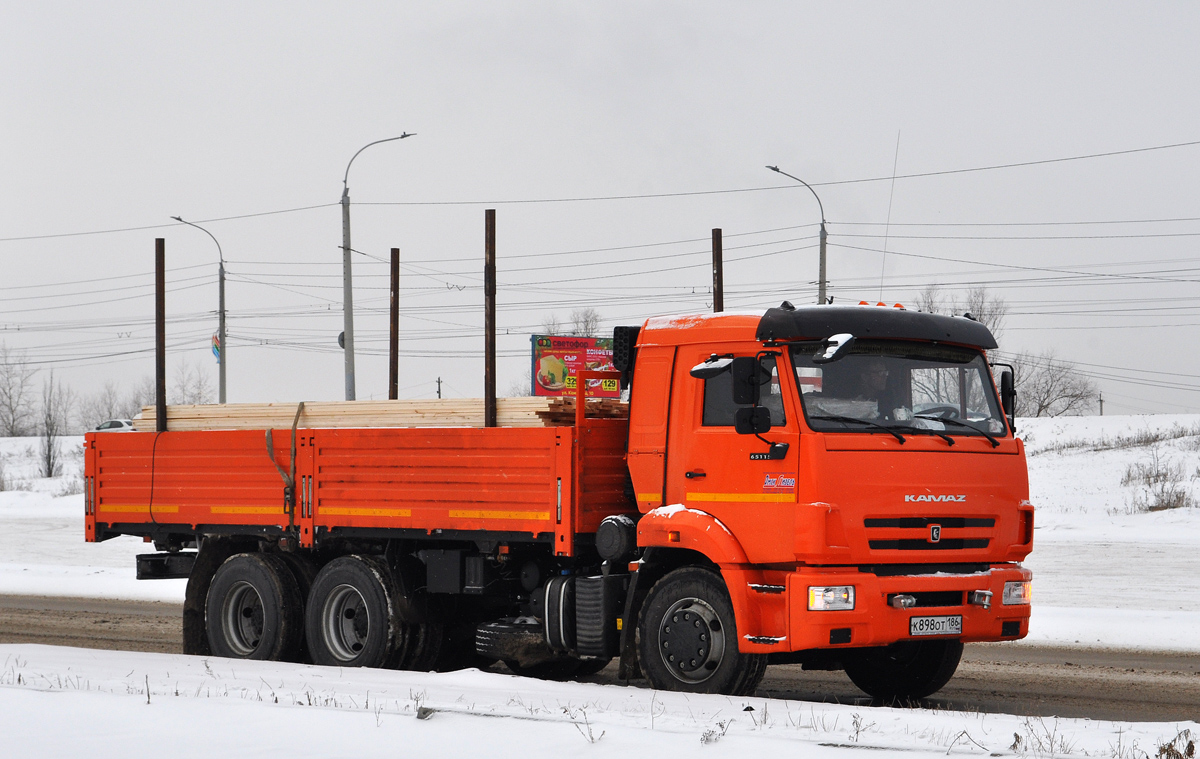 Ханты-Мансийский автоном.округ, № К 898 ОТ 186 — КамАЗ-65115 (общая модель)