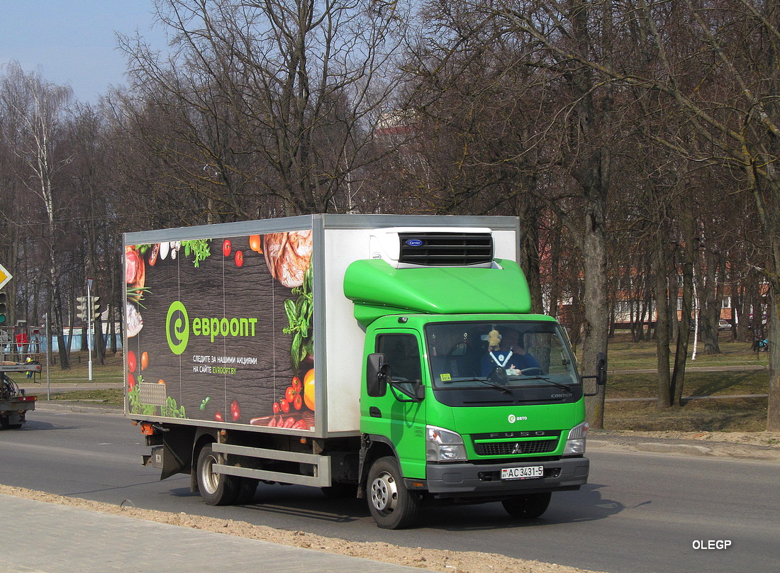 Минская область, № АС 3431-5 — Mitsubishi Fuso Canter