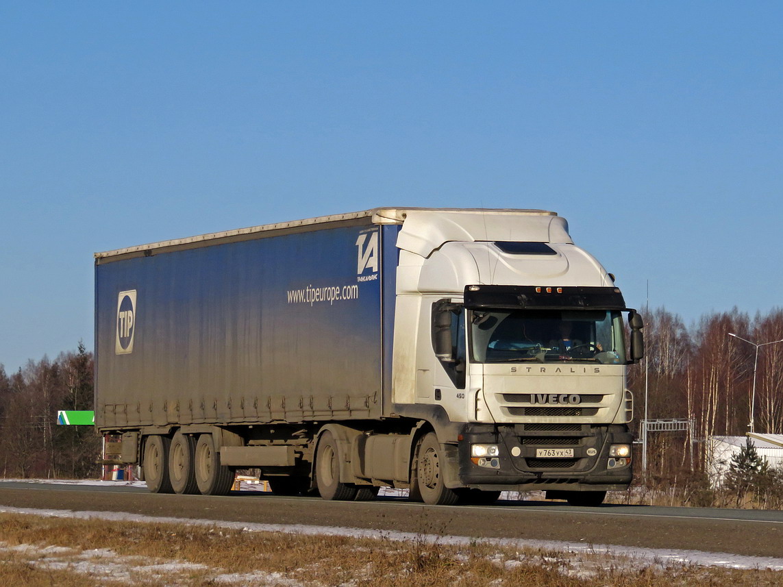 Кировская область, № У 763 УХ 43 — IVECO Stralis ('2007) 450