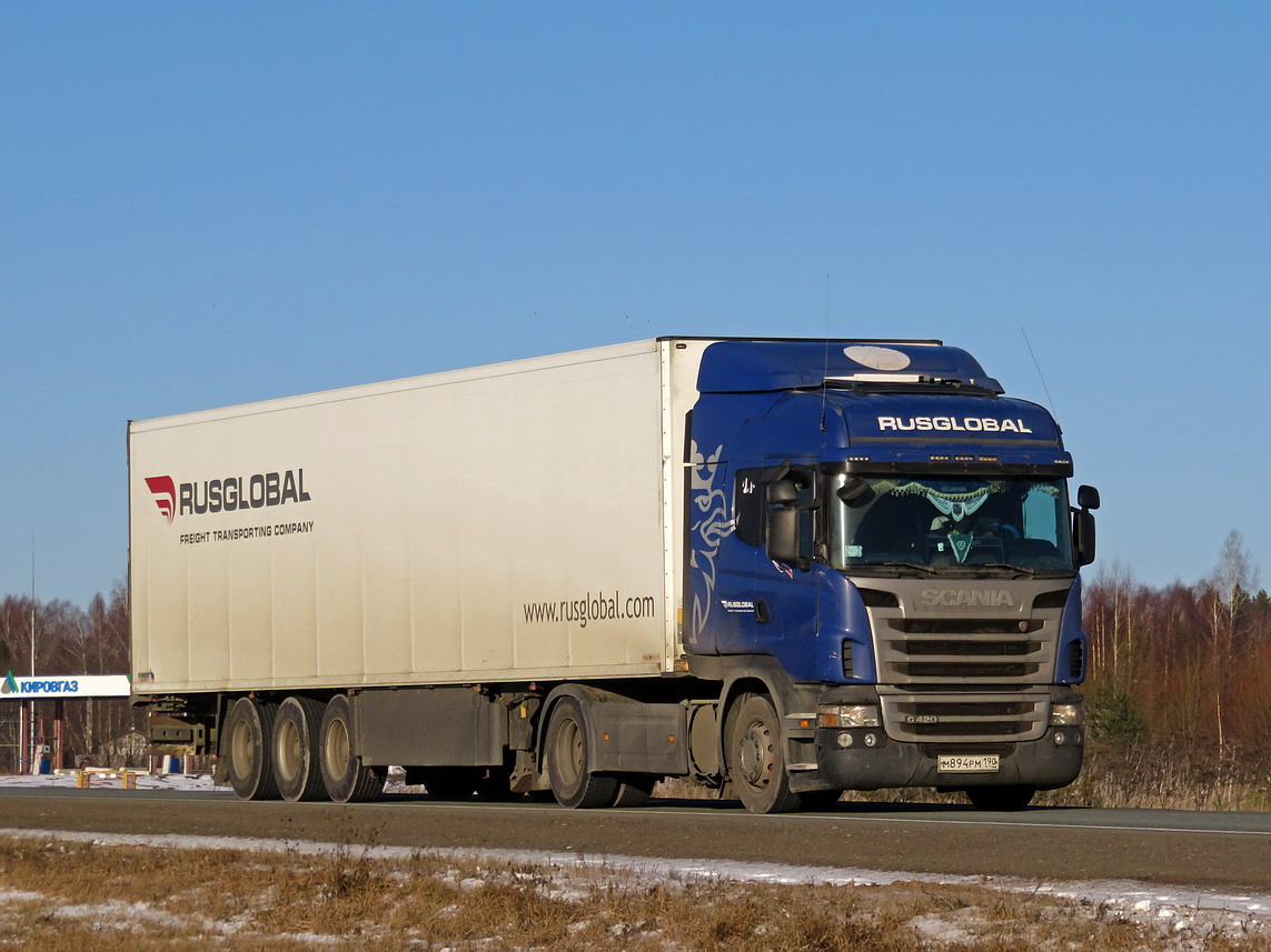 Московская область, № М 894 РМ 190 — Scania ('2009) G420