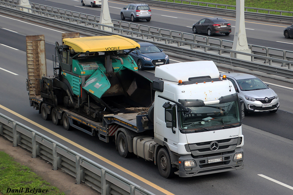 Санкт-Петербург, № Н 620 НЕ 178 — Mercedes-Benz Actros '09 1841 [Z9M]; Санкт-Петербург, № (78) Б/Н СТ 0052 — Vogele (общая модель)