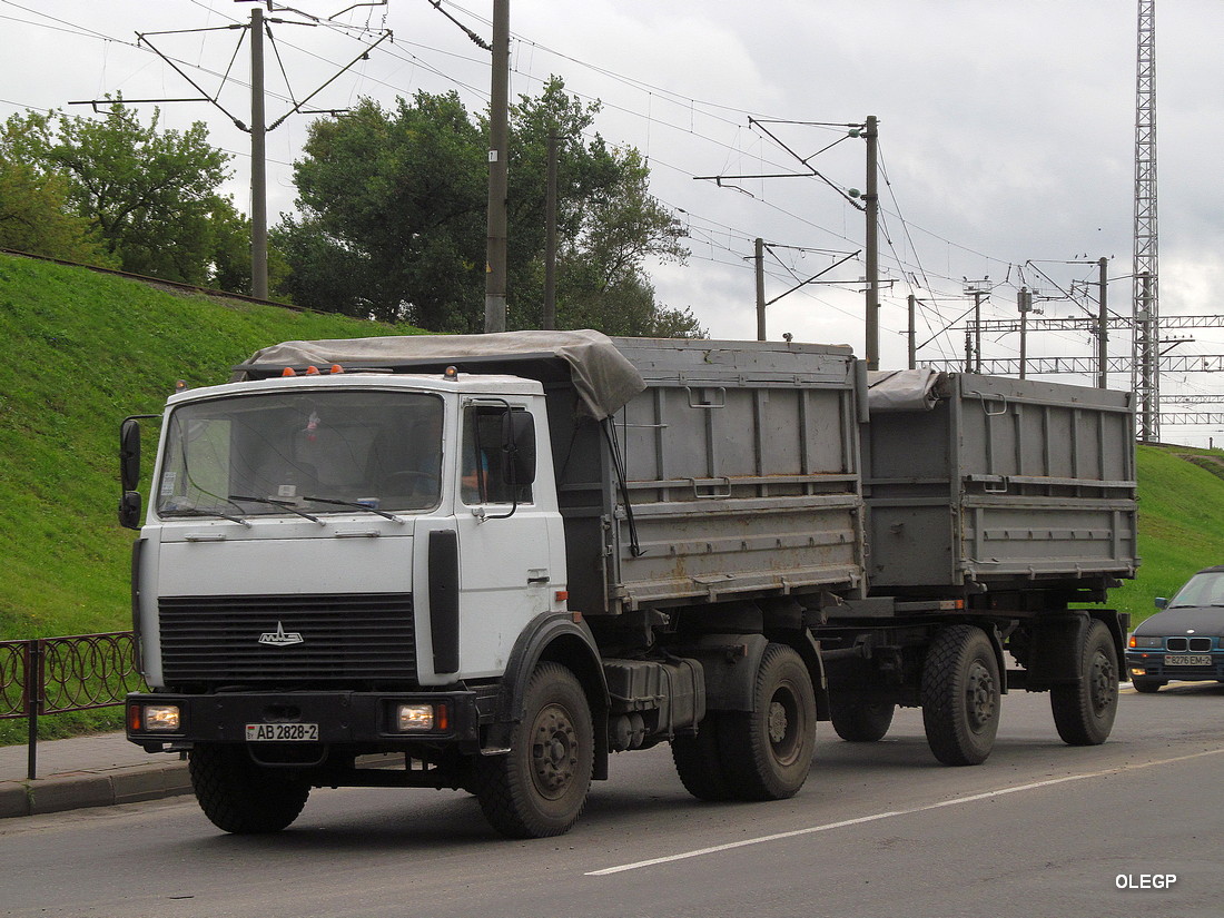 Витебская область, № АВ 2828-2 — МАЗ-5551 (общая модель)