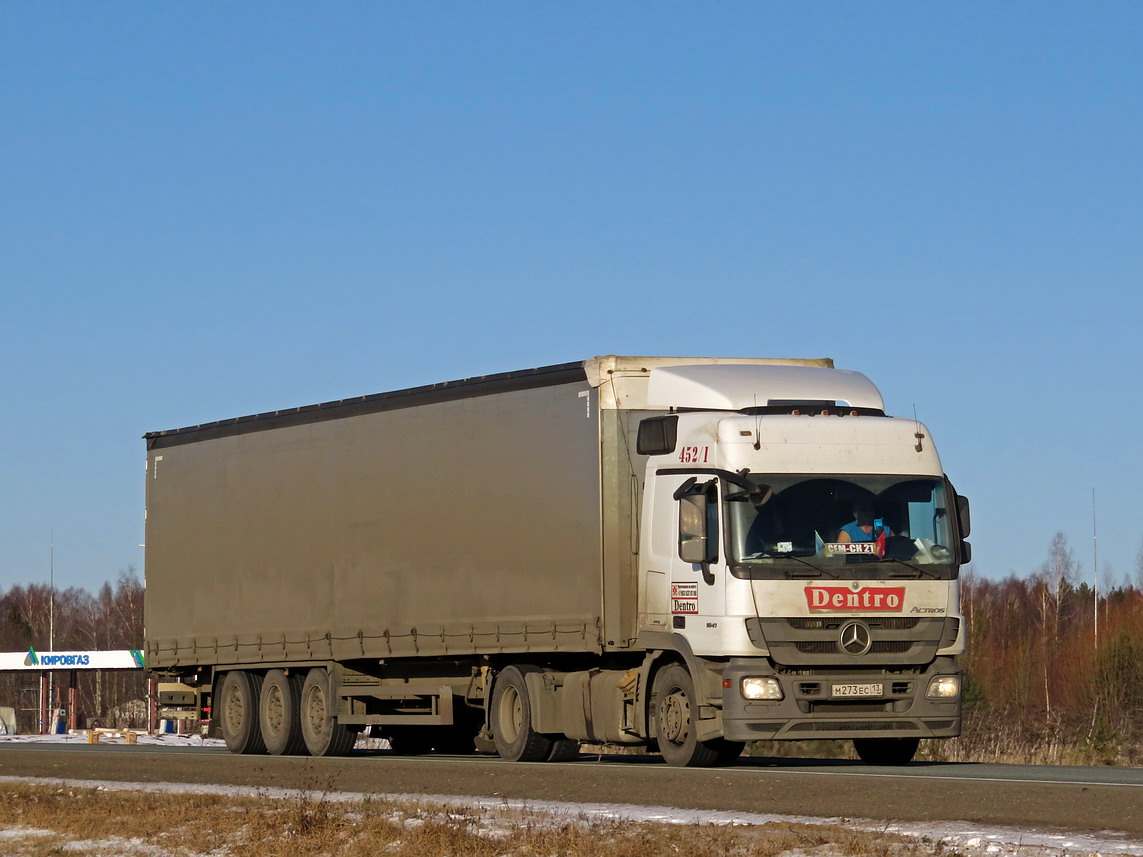 Мордовия, № М 273 ЕС 13 — Mercedes-Benz Actros '09 1841 [Z9M]