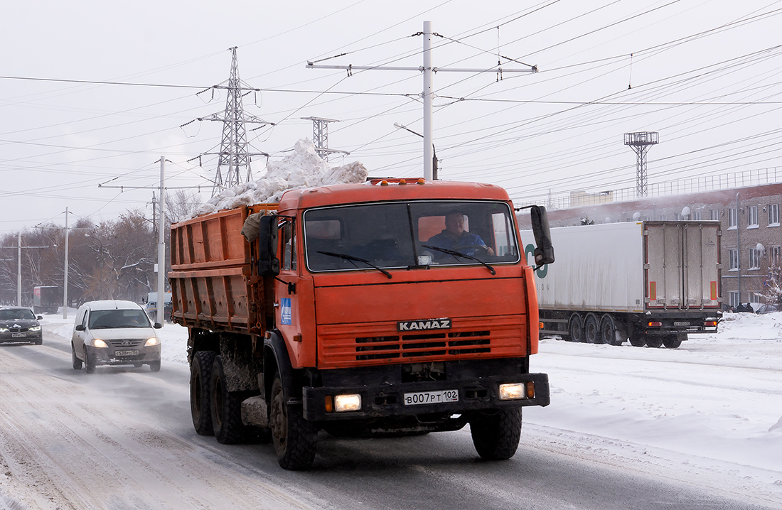 Башкортостан, № В 007 РТ 102 — КамАЗ-53205-15 [53205R]