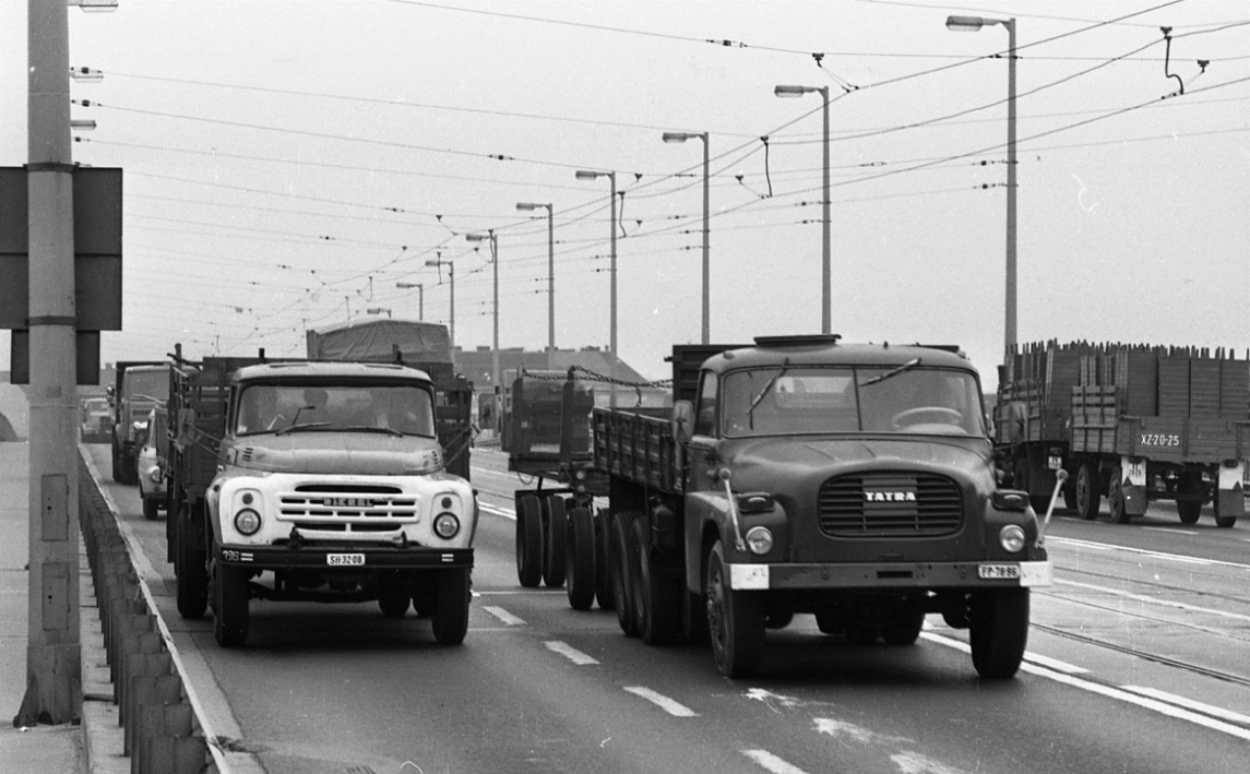 Венгрия, № SH-32-08 — ЗИЛ-130 (общая модель); Венгрия, № FP-78-96 — Tatra 148; Венгрия — Исторические фотографии (Автомобили)