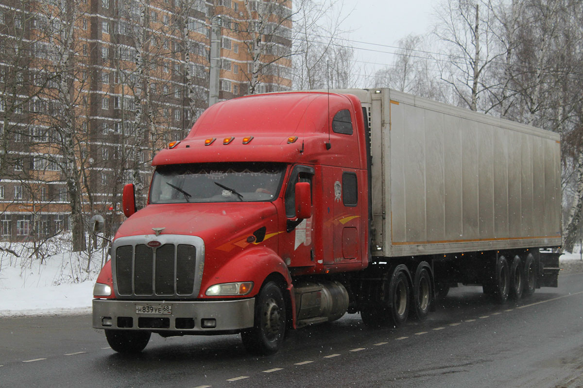 Тамбовская область, № Н 839 УЕ 68 — Peterbilt 387