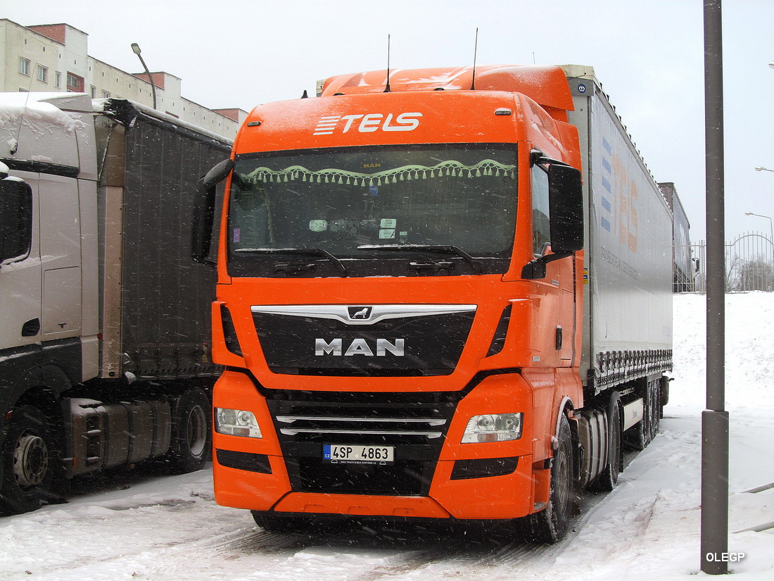 Чехия, № 4SP 4863 — MAN TGX ('2016) 18.460