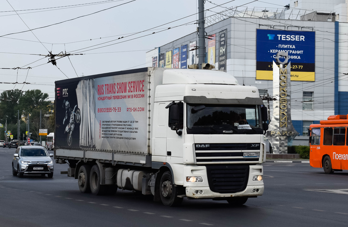 Москва, № Е 126 АУ 799 — DAF XF105 FT