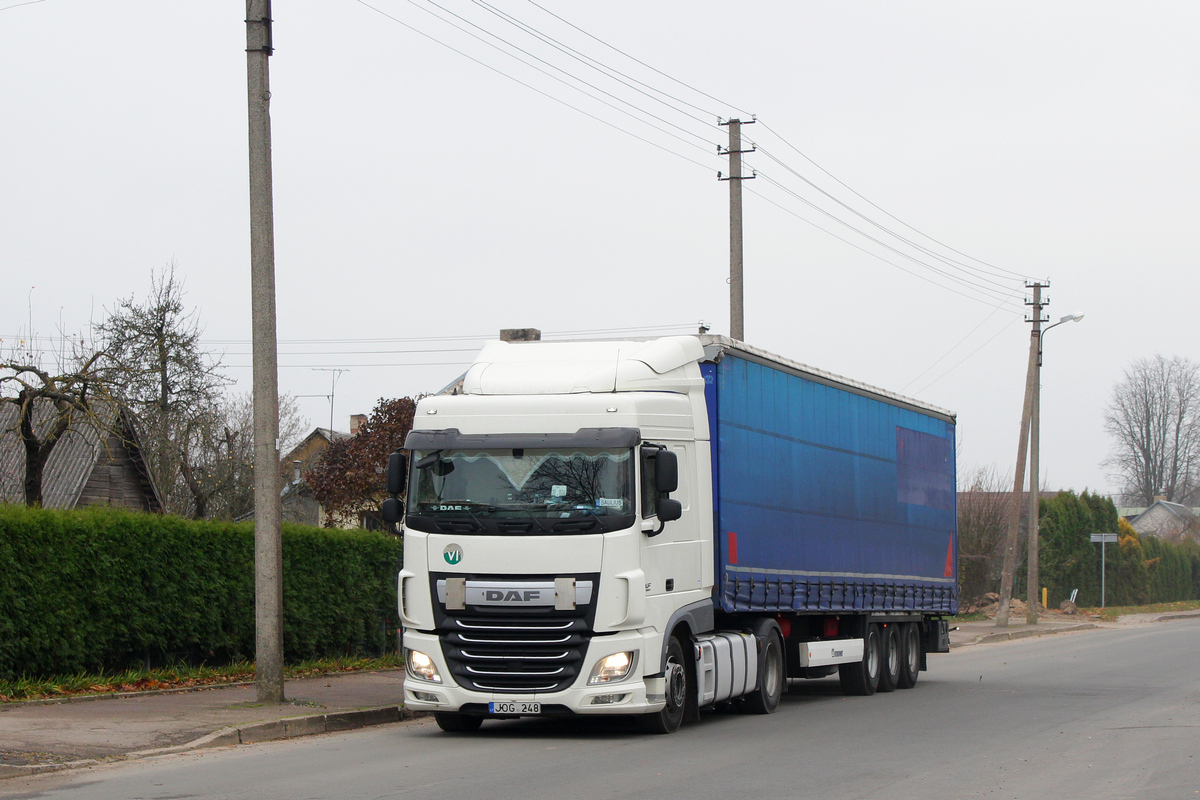 Литва, № JOG 248 — DAF XF Euro6 FT