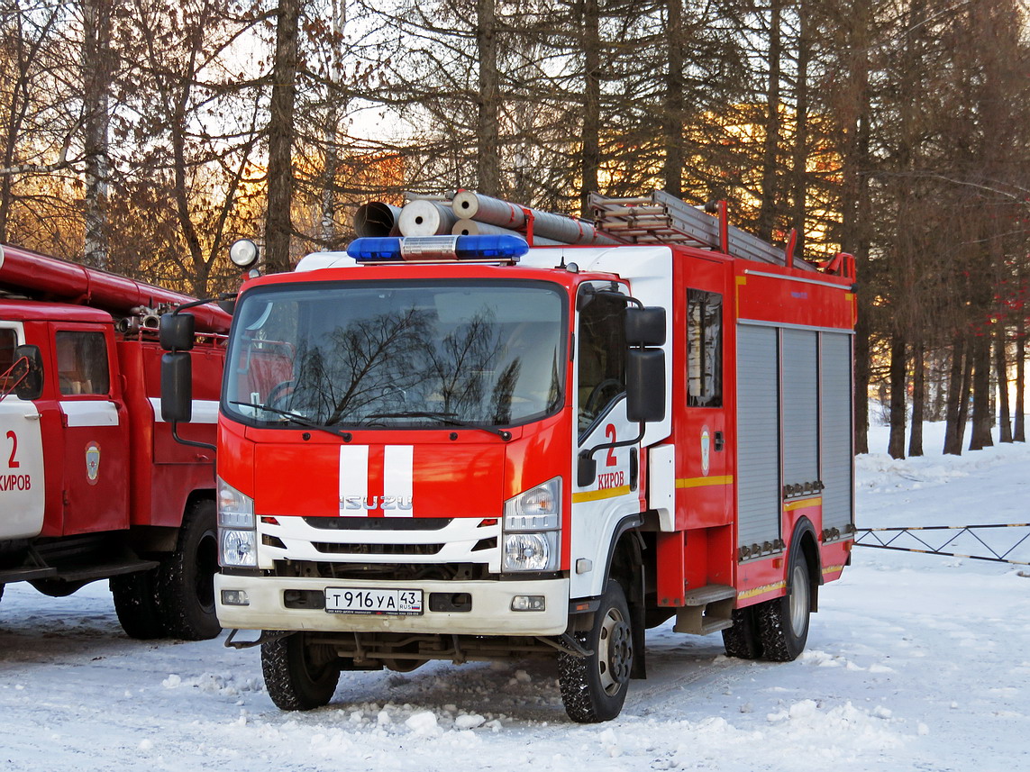 Кировская область, № Т 916 УА 43 — Isuzu NРS75 [Z7X]