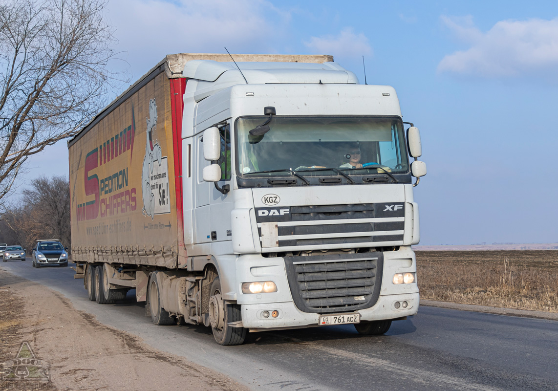 Киргизия, № 01 761 ACZ — DAF XF105 FT