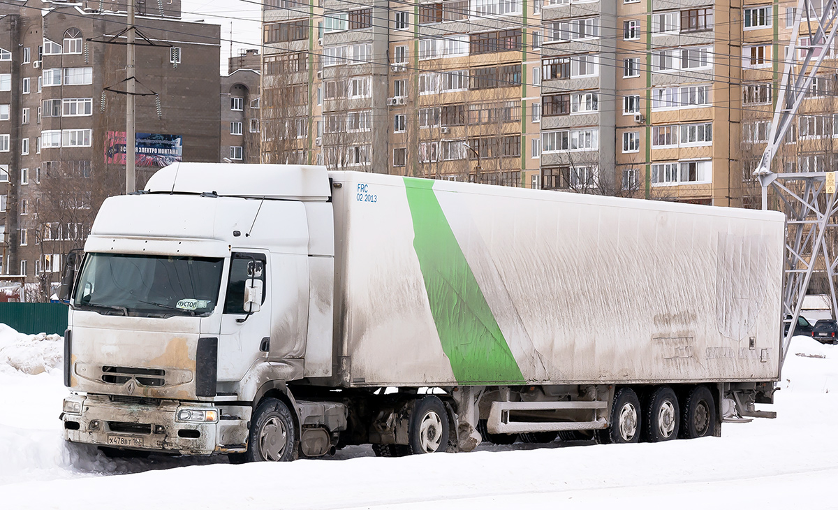 Самарская область, № Х 478 ВТ 163 — Renault Premium ('1996)