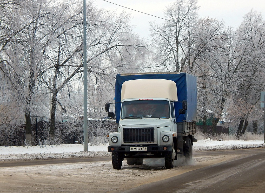 Белгородская область, № М 718 ХТ 31 — ГАЗ-3307