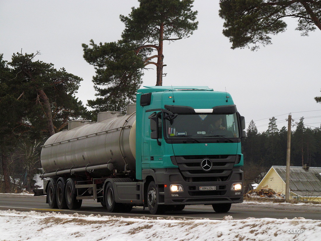 Гомельская область, № АМ 4334-3 — Mercedes-Benz Actros ('2009) 1841