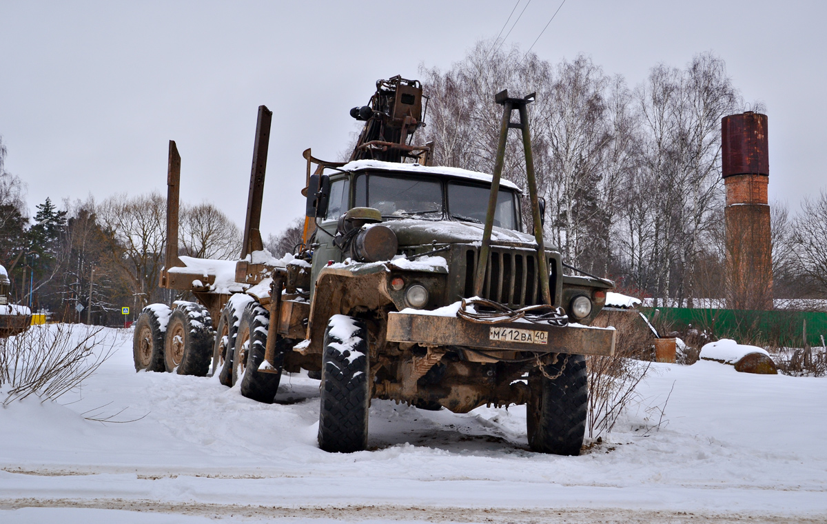 Калужская область, № М 412 ВА 40 — Урал-375ДМ