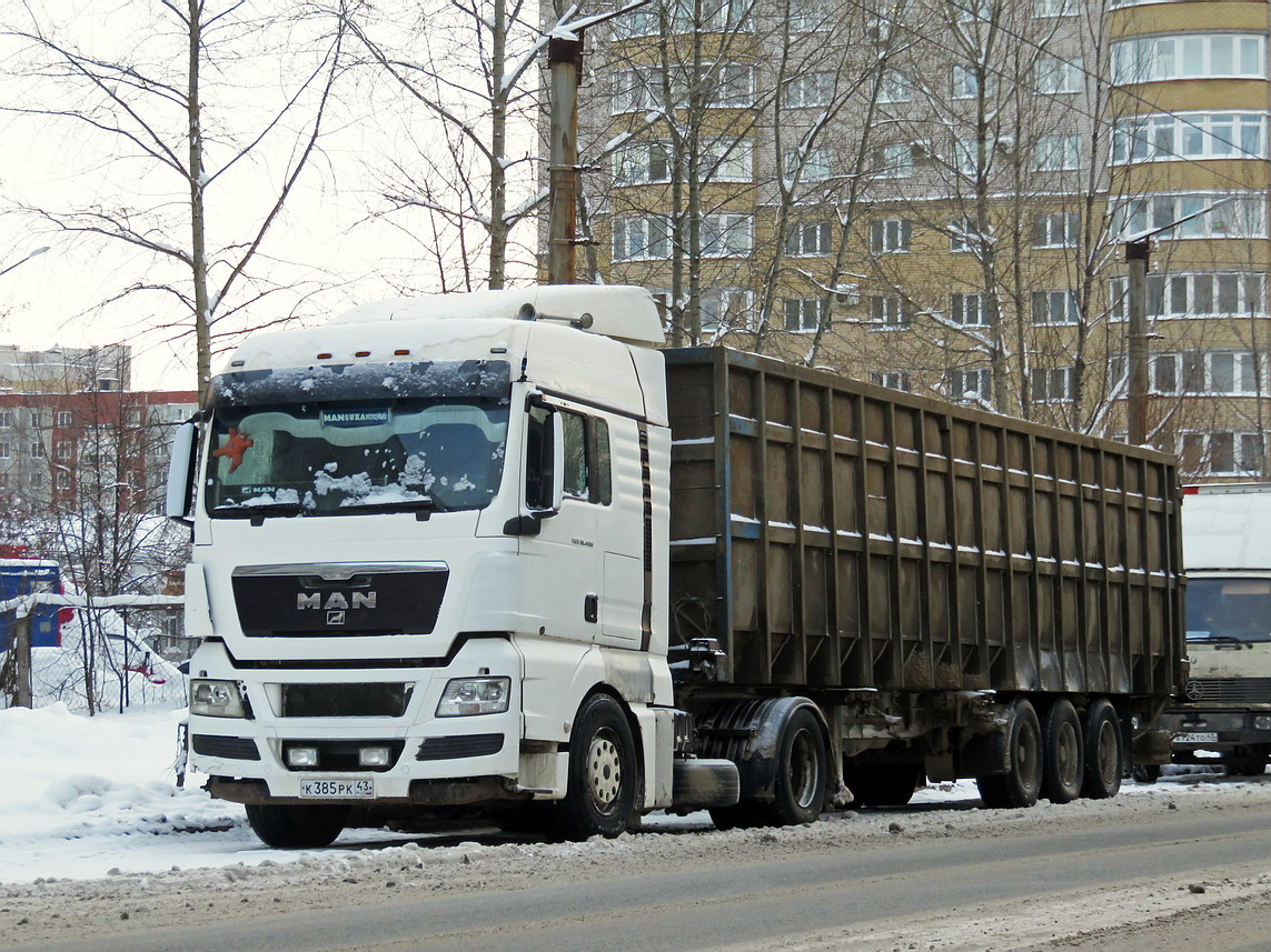 Кировская область, № К 385 РК 43 — MAN TGX ('2007) 18.400