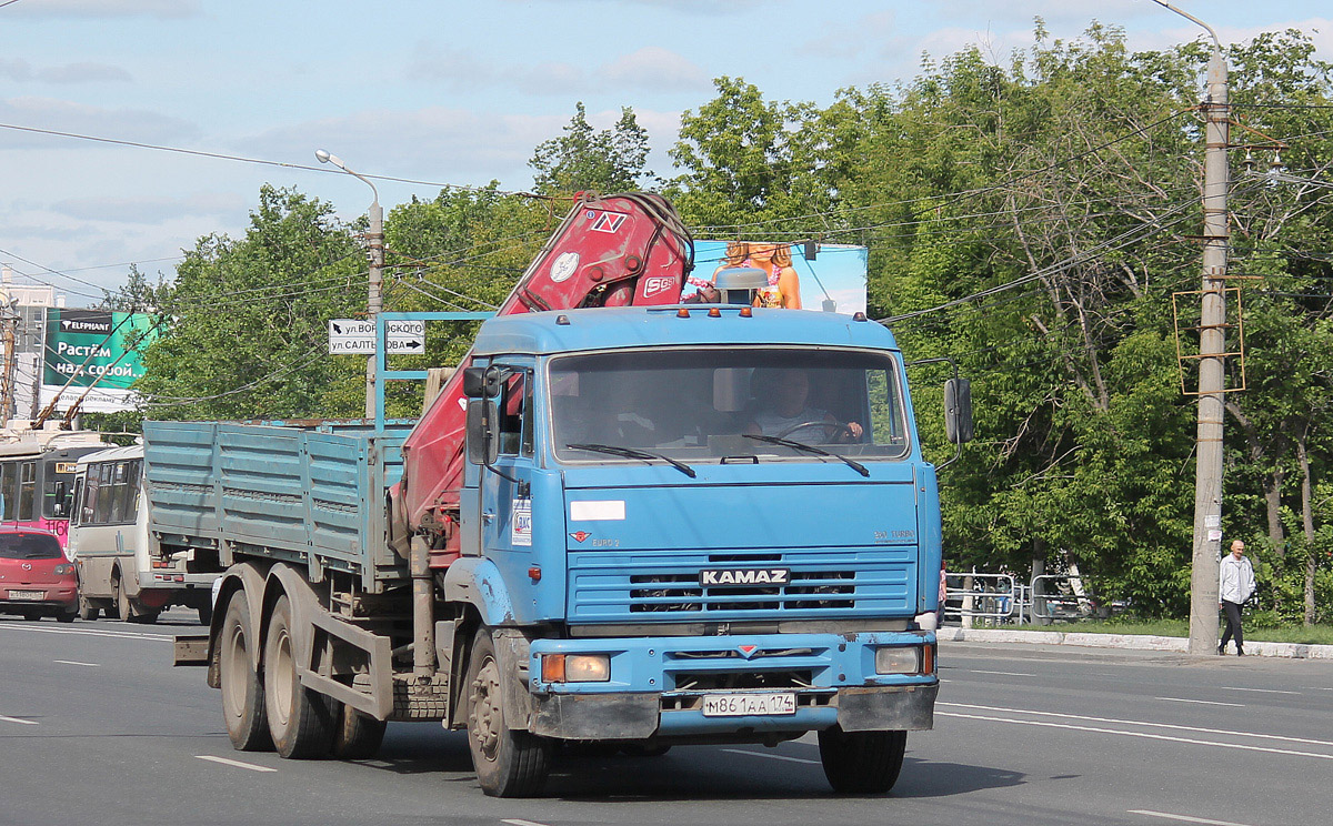 Челябинская область, № М 861 АА 174 — КамАЗ-65117 [651170]