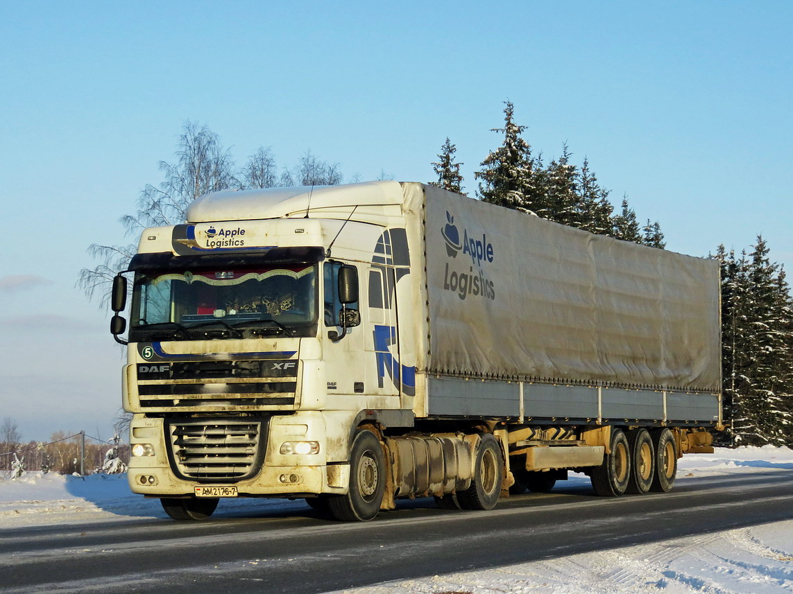 Минск, № АМ 2176-7 — DAF XF105 FT