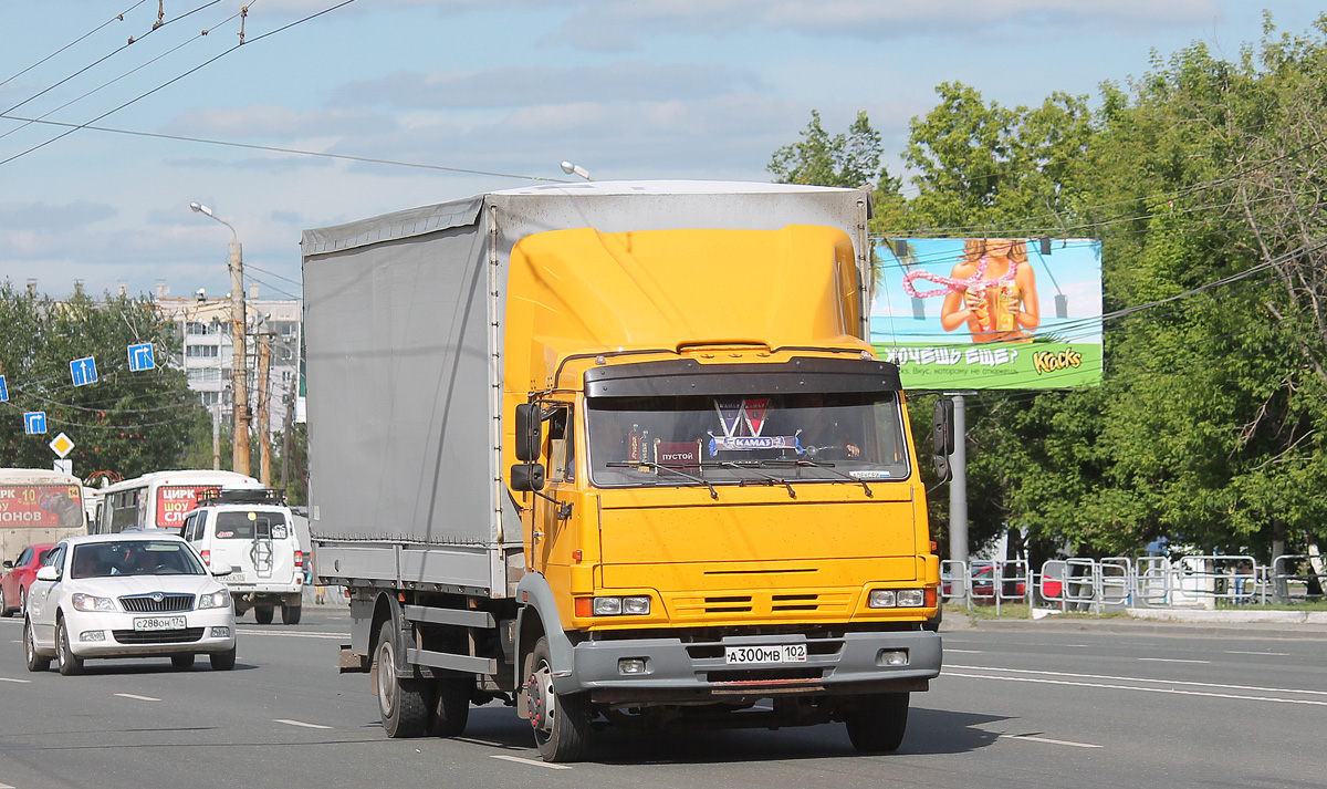 Башкортостан, № А 300 МВ 102 — КамАЗ-4308 (общая модель)