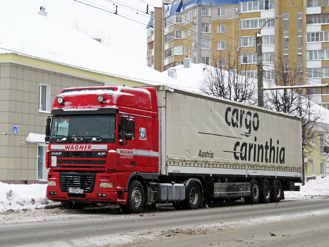 Кировская область, № С 765 МС 43 — DAF XF95 FT