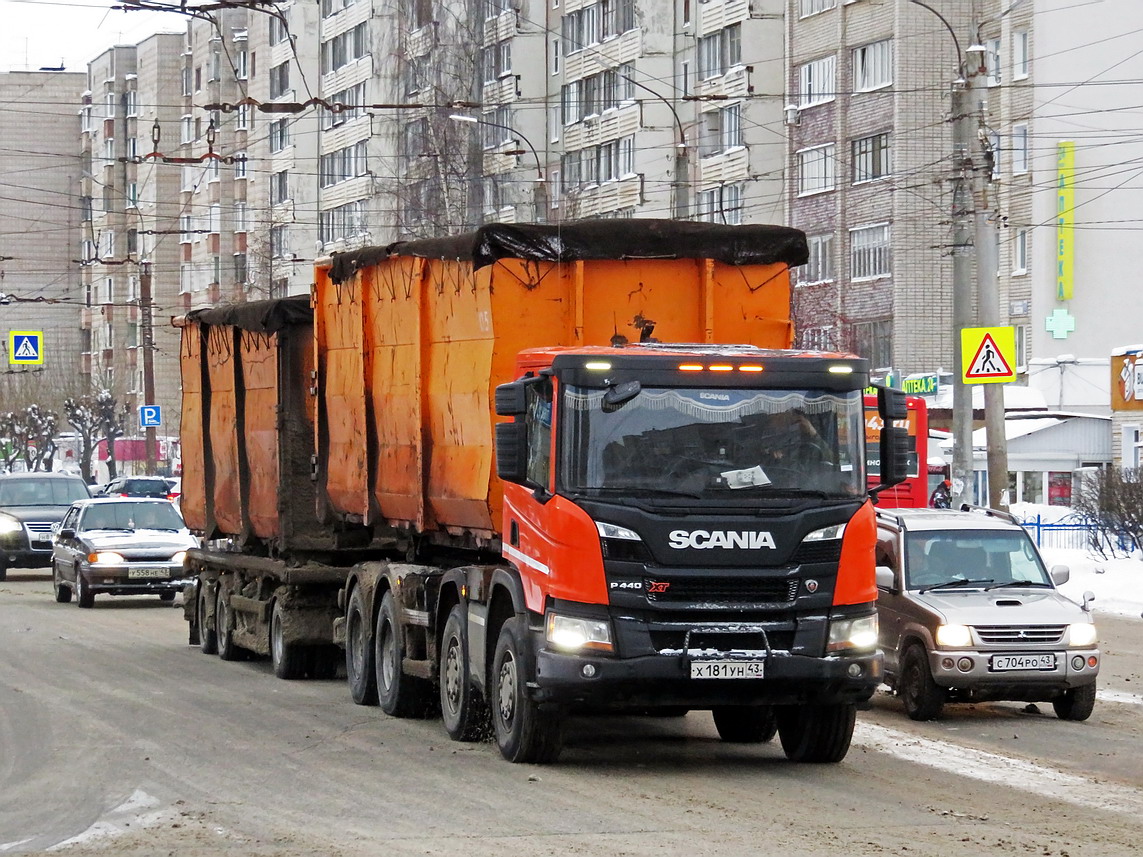 Кировская область, № Х 181 УН 43 — Scania ('2016) P440