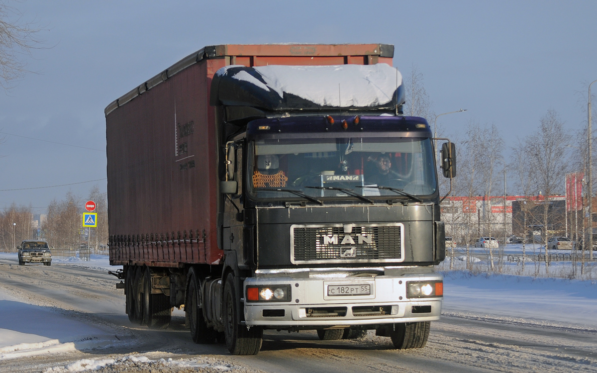 Омская область, № С 182 РТ 55 — MAN F2000 19.xxx (общая)