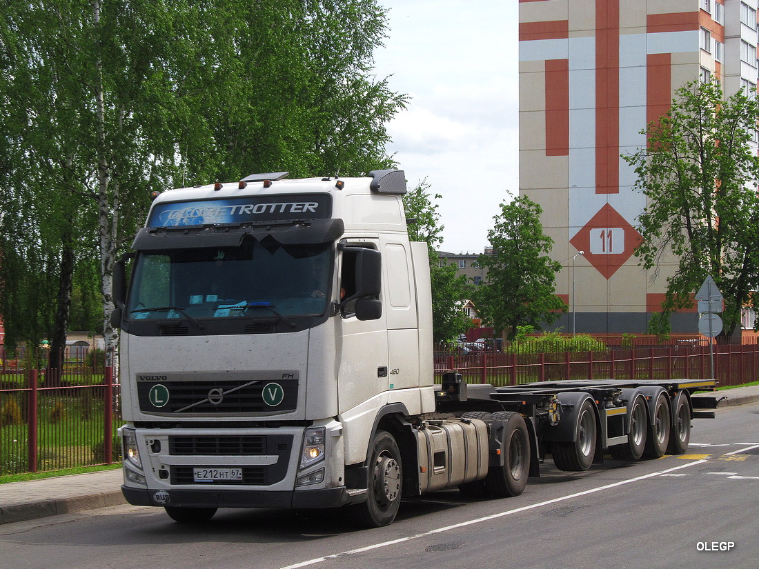 Смоленская область, № Е 212 НТ 67 — Volvo ('2008) FH.460