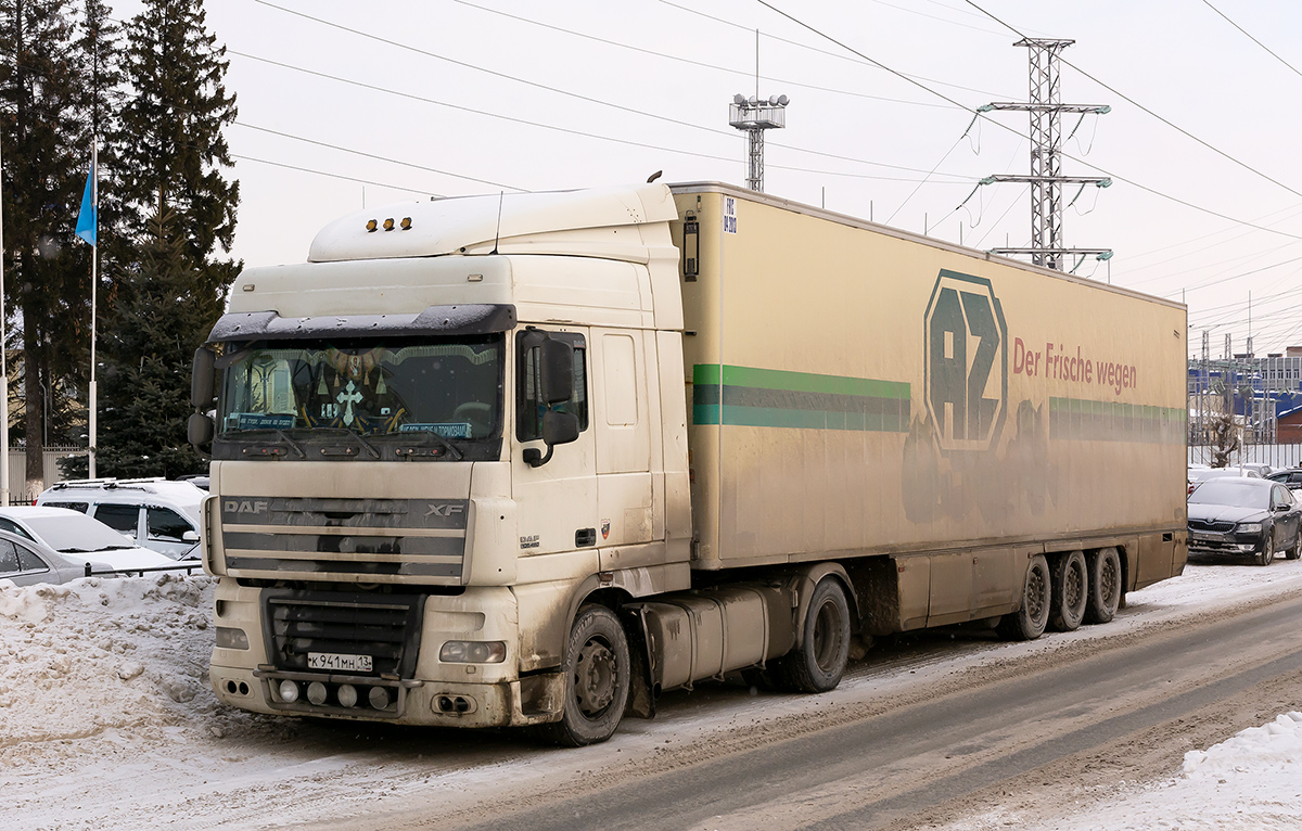 Мордовия, № К 941 МН 13 — DAF XF105 FT