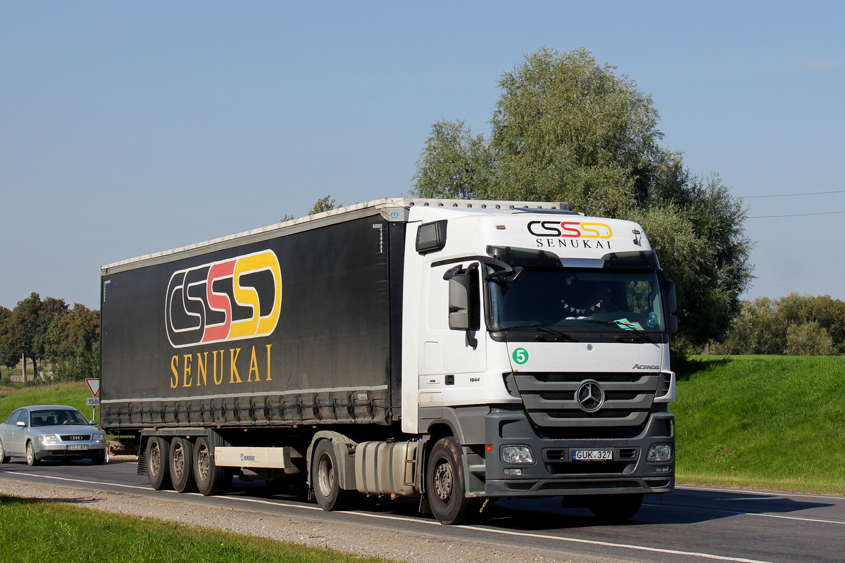 Литва, № GUK 327 — Mercedes-Benz Actros ('2009) 1844