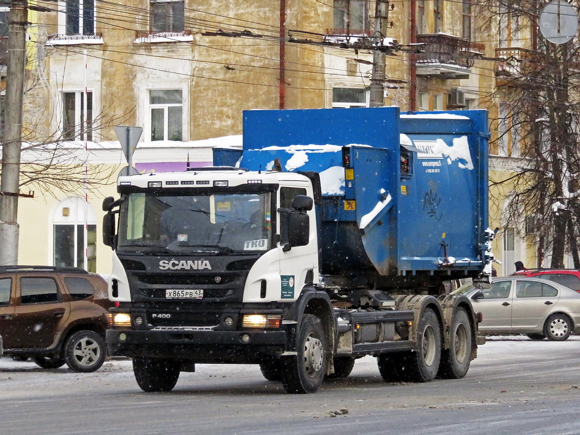 Кировская область, № Х 865 РВ 43 — Scania ('2011) P400