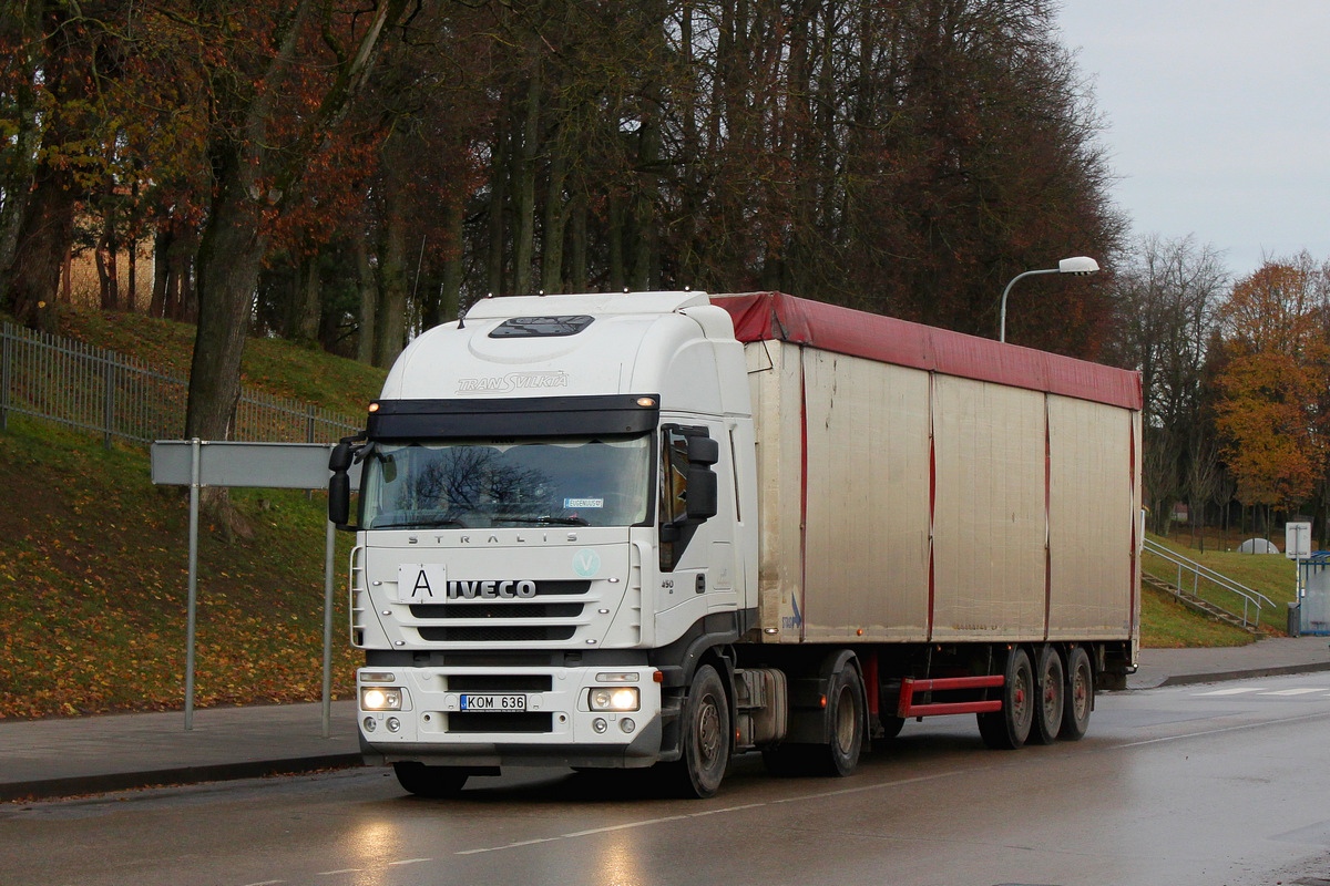 Литва, № KOM 636 — IVECO Stralis ('2002) 450