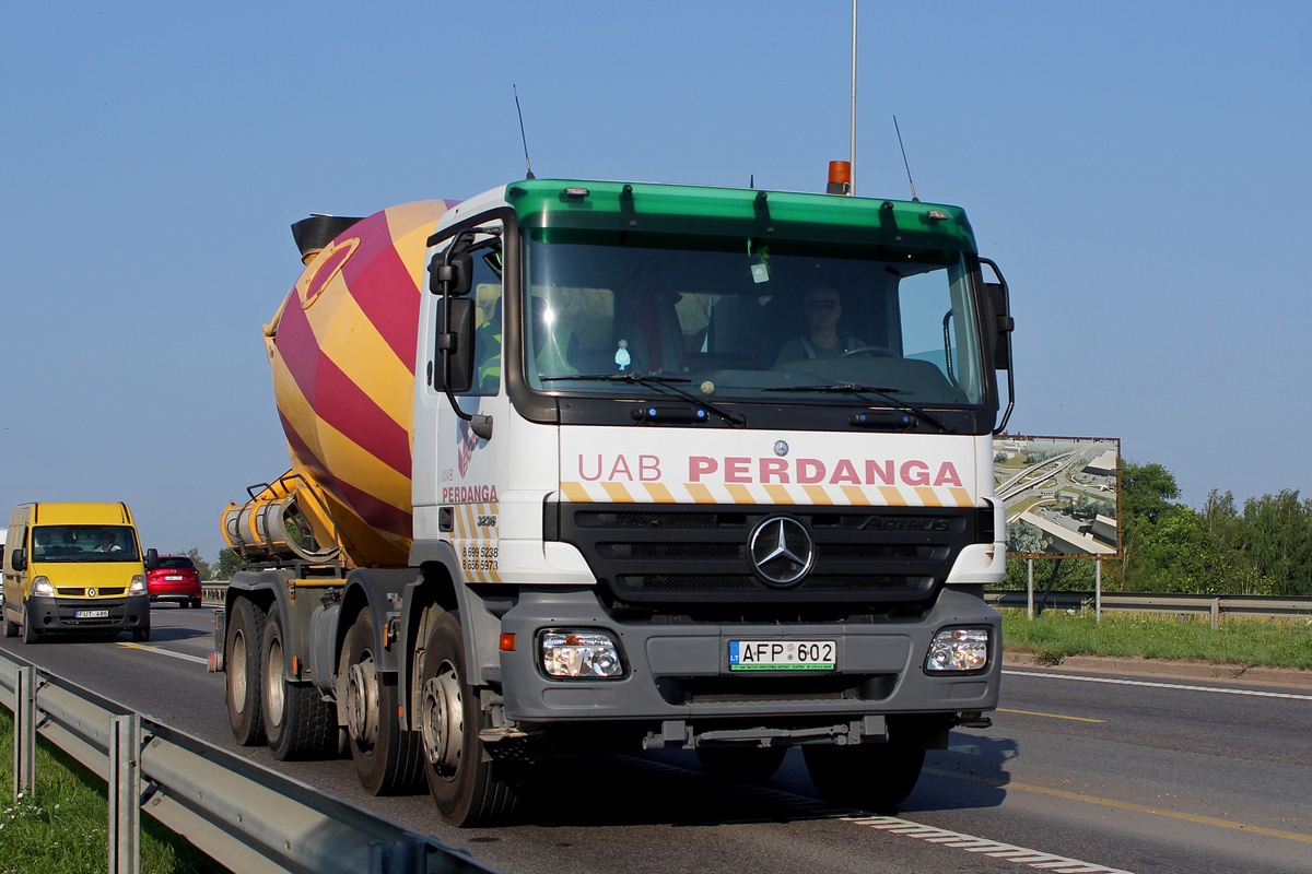 Литва, № AFP 602 — Mercedes-Benz Actros ('2003) 3236