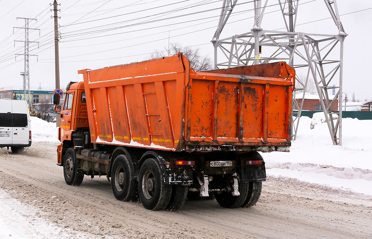 Башкортостан, № С 800 ВМ 102 — КамАЗ-6520-73