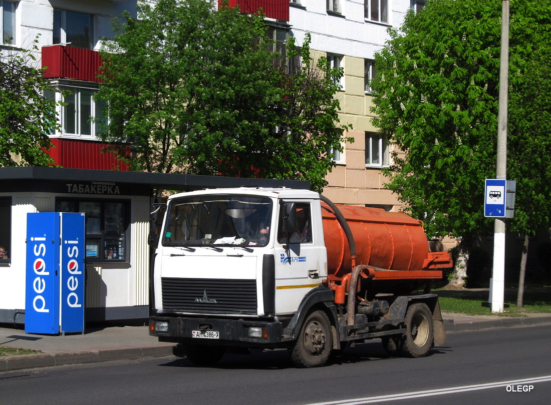 Витебская область, № АН 4386-7 — МАЗ-4570 (общая модель)