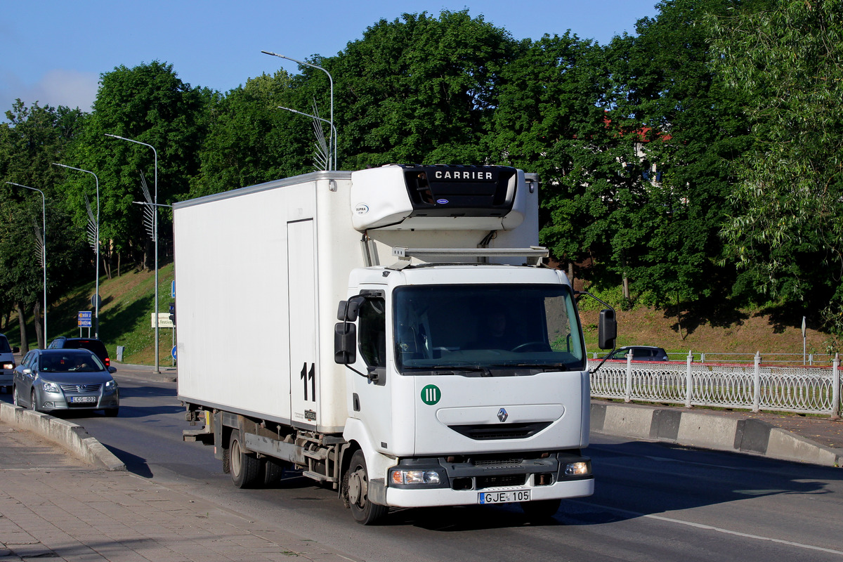 Литва, № GJE 105 — Renault Midlum