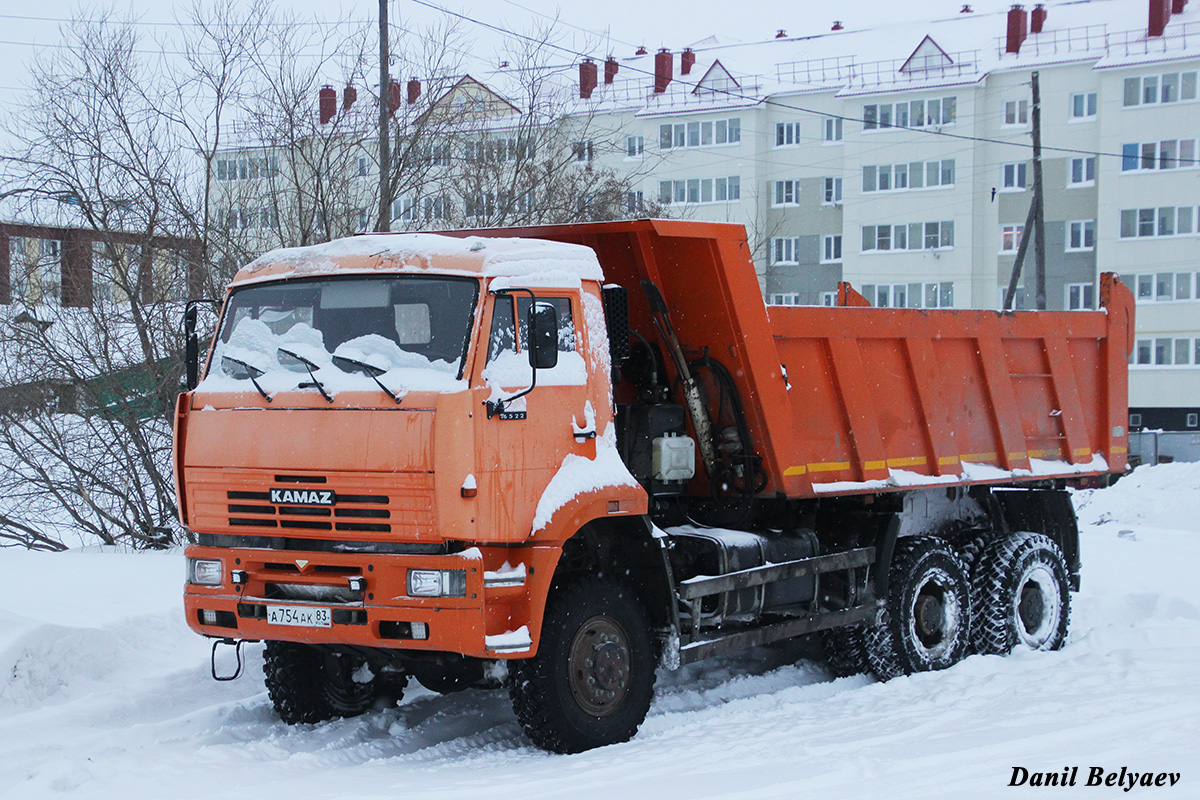 Ненецкий автономный округ, № А 754 АК 83 — КамАЗ-6522 [652200]