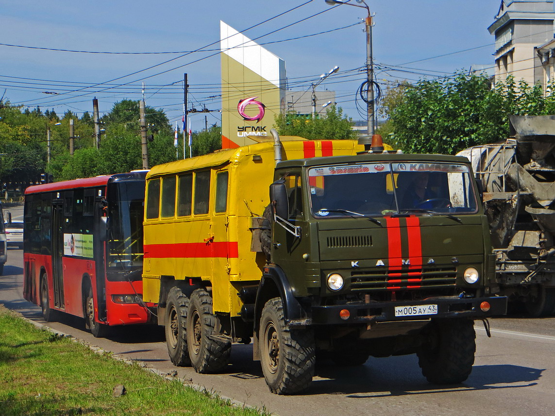 Кировская область, № М 005 АУ 43 — КамАЗ-43101