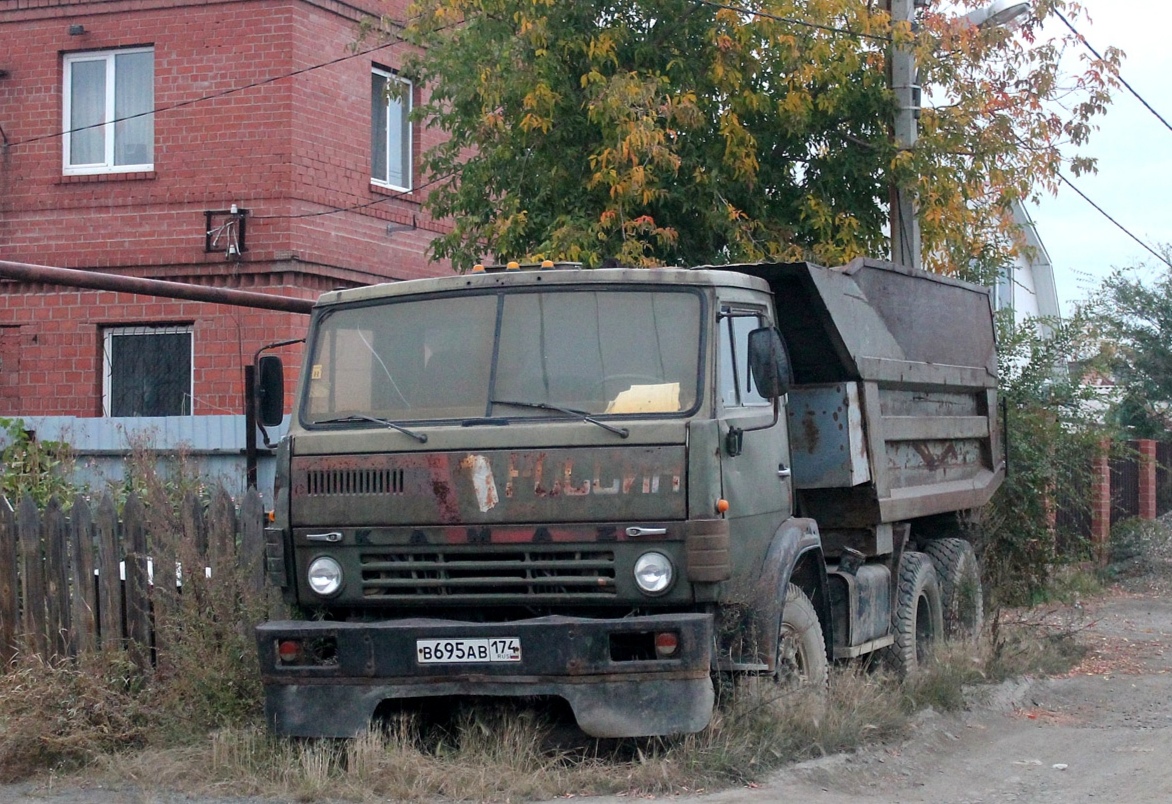 Челябинская область, № В 695 АВ 174 — КамАЗ-55111 [551110]