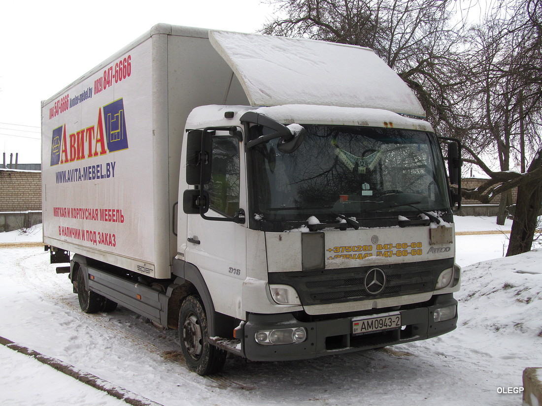 Витебская область, № АМ 0943-2 — Mercedes-Benz Atego 816