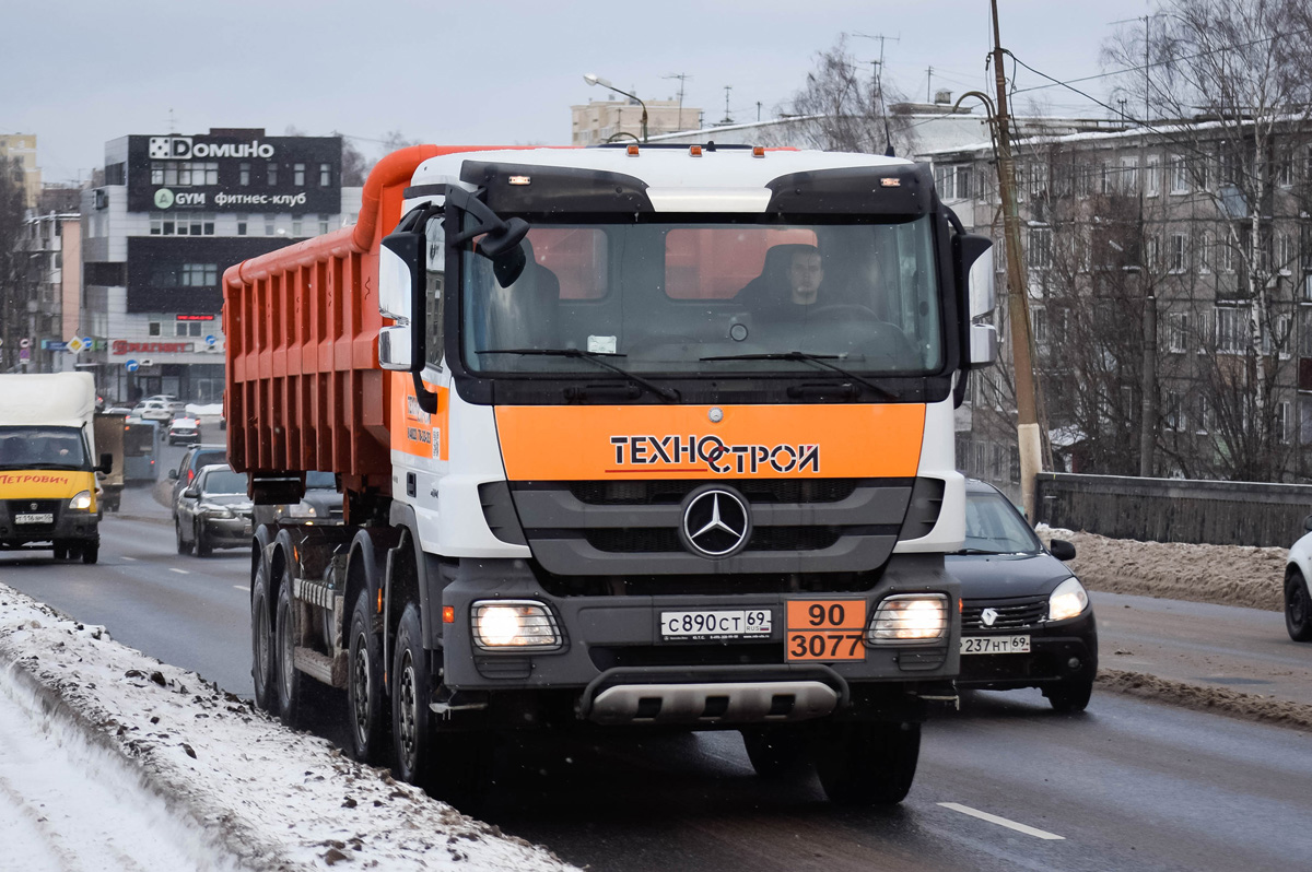 Тверская область, № С 890 СТ 69 — Mercedes-Benz Actros ('2009) 4141